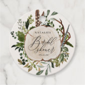 農家素朴畜舎植物園ブライダルシャワー フェイバータグ (正面)