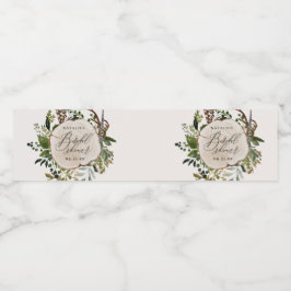 農家素朴畜舎植物園ブライダルシャワー ペットボトルラベル