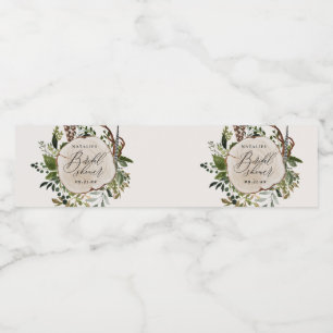 農家素朴畜舎植物園ブライダルシャワー ペットボトルラベル