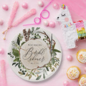 農家素朴畜舎植物園ブライダルシャワー ペーパープレート (パーティー)