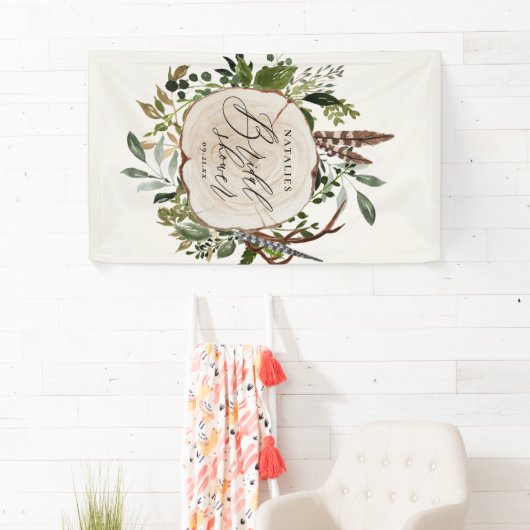 農家素朴畜舎植物園ブライダルシャワー 横断幕 (インサイチュ)