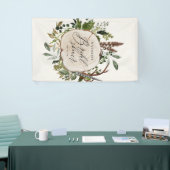 農家素朴畜舎植物園ブライダルシャワー 横断幕 (トレードショー)