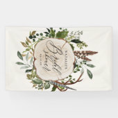 農家素朴畜舎植物園ブライダルシャワー 横断幕 (横)