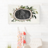 農家素朴畜舎植物園ブライダルシャワー 横断幕 (インサイチュ)