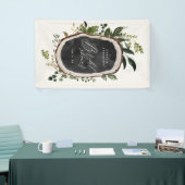 農家素朴畜舎植物園ブライダルシャワー 横断幕 (トレードショー)