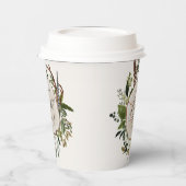 農家素朴畜舎植物園ブライダルシャワー 紙コップ (左)