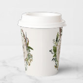 農家素朴畜舎植物園ブライダルシャワー 紙コップ (右)