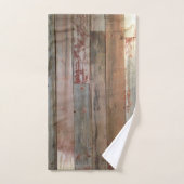 農家素朴西部の田舎の納屋 バスタオルセット (ハンドタオル)