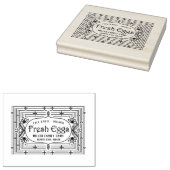 農家素朴 |エッグカートンスタンプ ラバースタンプ (押印)