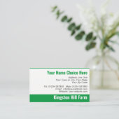 農家羊農業名刺 名刺 (スタンド正面)