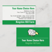 農家羊農業名刺 名刺 (正面/裏面)