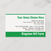 農家羊農業名刺 名刺 (正面)