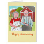 農家記念日カード (正面)