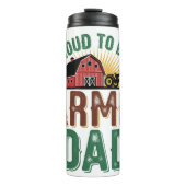 農家誇りを持ったパパになる タンブラー (正面)