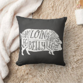 農家豚肉肉切り肉は小さなホルダー クッション (ブランケット)