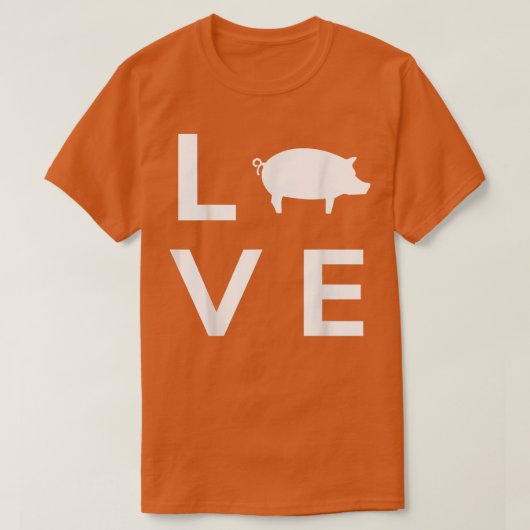 農家豚農家農耕豚 Tシャツ (デザイン正面)