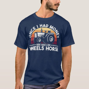 農家農業トラクタホイールホースギフト Tシャツ