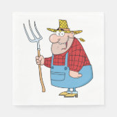 農家運のフォーク スタンダードランチョンナプキン (正面)