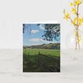 農家門 カード (黄色い花)