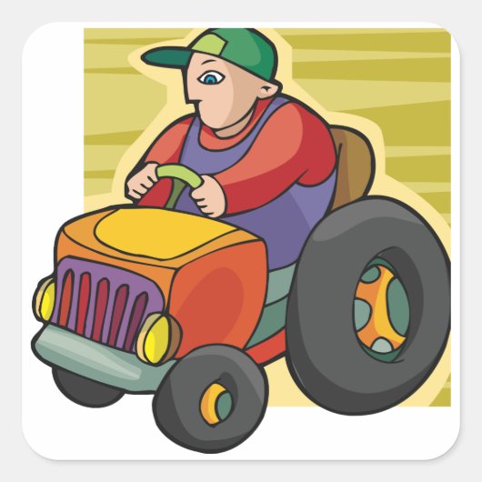 農家駆動トラクタファーム車両 スクエアシール (正面)