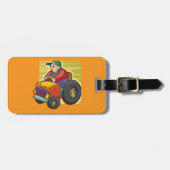 農家駆動トラクタファーム車両 ラゲッジタグ (正面横)