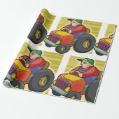 農家駆動トラクタファーム車両 ラッピングペーパー (アンロールド)