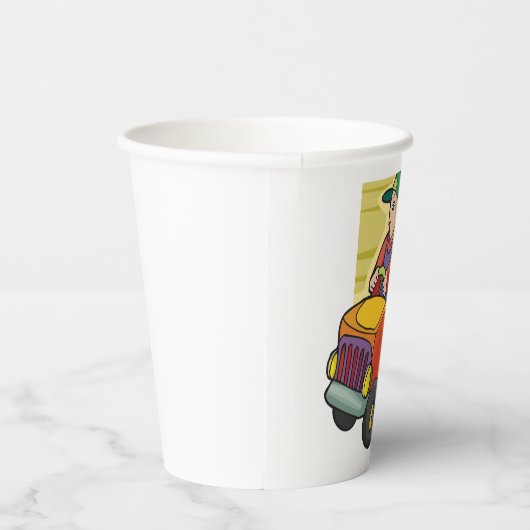 農家駆動トラクタファーム車両 紙コップ (右)