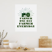 農家1日、農家毎日ポスター ポスター (キッチン)