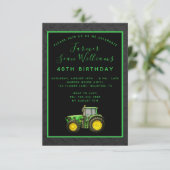 農家40歳の誕生日パーティー 招待状 (スタンド正面)