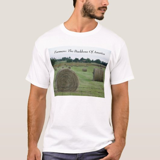 農家: アメリカの背骨 Tシャツ (正面)