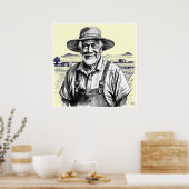 農家 – アーカイブアートプリント ポスター (キッチン)