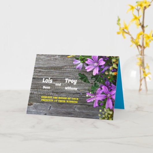 農家 カード (黄色い花)