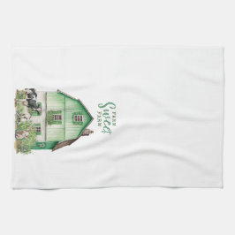 農家 |グリーンバーンと動物の農場 キッチンタオル