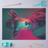 農家・ヤギのDecopage Vibrantly写真 薄葉紙 (クラフト)