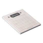 農家 |食料品リスト ノートパッド (アングル)