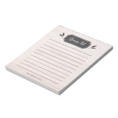 農家 |食料品リスト ノートパッド (回転)