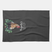 農家 | Just a Girl Love Her Chickens キッチンタオル (横)