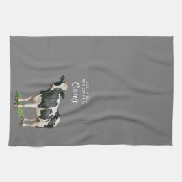 農家 | Just a Girl that Love Her Co牛 キッチンタオル