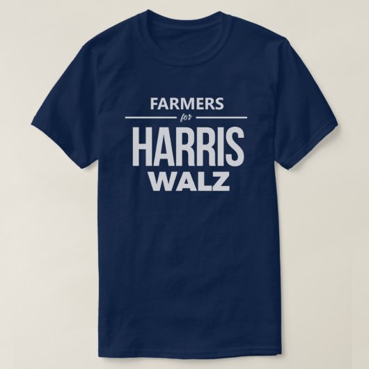 農家for Harris Walz Tシャツ (デザイン正面)