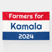 農家for Kamala Harris 2024 Huge 横断幕 (横)