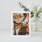 農村の人々よ、民兵に志願せよ_プロパガンダポスター ポストカード (スタンド正面)