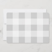 農村の動物とカボチャ畑の1歳誕生日写真 招待状 (裏面)