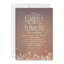 農村の夜の結婚式 | ライトフィールドガーデンウェディング