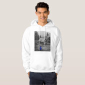 農村の家の風景 ミニマルな写真撮影 パーカ (正面フル)