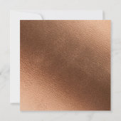 農村の新鮮なスタイルのカントリー秋スクエア結婚式 招待状 (裏面)