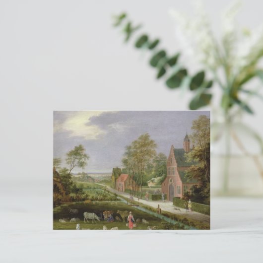 農村の風景 ポストカード (スタンド正面)