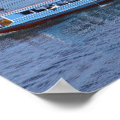 農村の風景、Tonle Sap Lake、Siem Reap、Angkor、 ポスター (角)