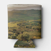 農村イタリアンの農地、トスカーナの夕日。 缶クーラー (裏面)