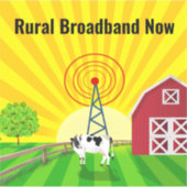 農村ブロードバンド今 シール (正面)