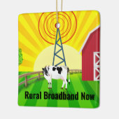 農村ブロードバンド今 セラミックオーナメント (左)